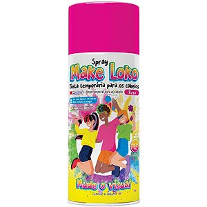 Pinta cabelo 120ml loko rosa - make+ (dp.c/12)