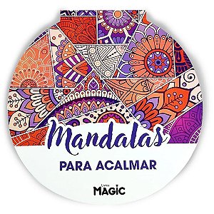Livro de colorir mandalas para acalmar 24pgs - magic kids (unidade)