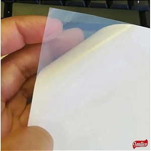 Plastico adesivo transparente a4 bopp 50folhas - creative (pacote)