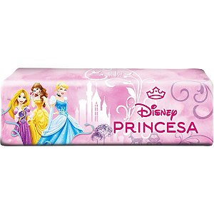 Estojo simples princesas pvc 21x5,5x6cm - v.m.p. (unidade)