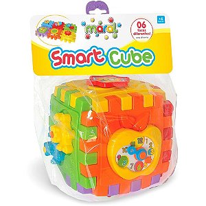 Brinquedo educativo smart cube c/som caixa - maral (unidade)