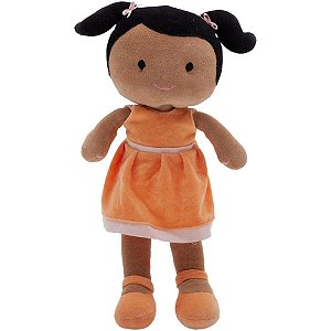 Boneca de pelucia juju negra 35cm - zip (unidade)