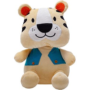 Pelucia tigre amigos da floresta 34cm - zip (unidade)