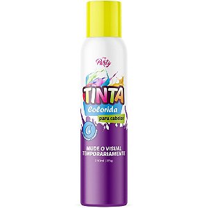 Pinta cabelo 150ml amarelo neon - aeroflex (cx.c/12)