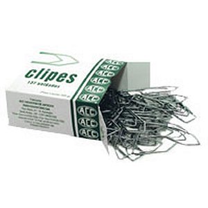 Clipe galvanizado aco 2/0 (00)  c/ 725 unidades - acc (caixa)