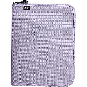 Fichario com ziper sweet lilas c/estojo+div 96fls - acp (unidade)
