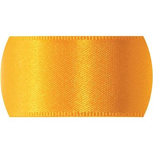 Fita de cetim 07mm 10m. amarelo ouro 038 - fitas progresso (unidade)