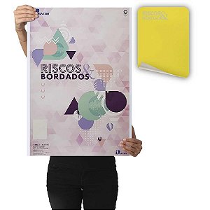 Papel carbono para costura riscos e bordados amarelo - printers (cx.c/100)