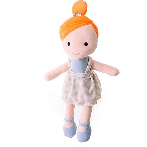 Boneca de pelucia mari ruiva 35cm - zip (unidade)