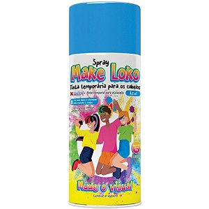 Pinta cabelo 120ml loko azul - make+ (dp.c/12)