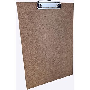 Prancheta duratex oficio c/prend. metal 34x24cm - cortiarte (cx.c/24)