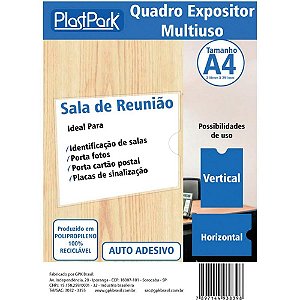 Quadro multiuso a4 c/adesivo - romitec (unidade)