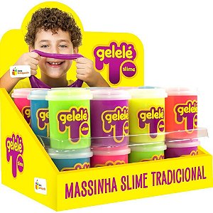 Slime gelelé pote tradicional 152g - doce brinquedo (dp.c/24)