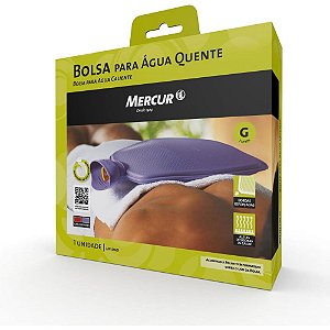 Bolsa terapeutica p/agua quente media lilas - mercur (unidade)