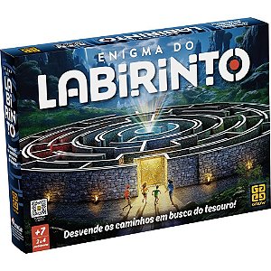 Jogo de tabuleiro enigma do labirinto - grow (unidade)