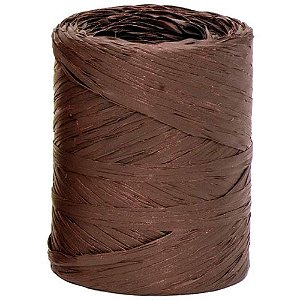 Raphia sintetica 100m marrom r90 - xingo embalagens (unidade)