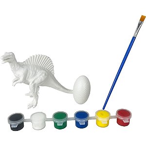 Brinquedo para colorir kit dinossauro de pintar - bee toys (unidade)