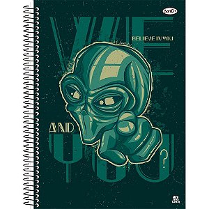 Caderno 01x1 capa dura bom d+ masculino 80f - animativa (pct.c/04)