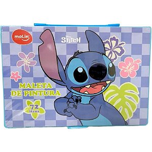 Maleta para pintura stitch plast. 72 itens - molin (unidade)