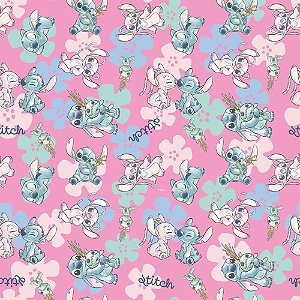 Saco metalizado 30x45cm stitch sweet 30x44cm - cromus (pct.c/40)