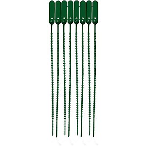 Lacre para malote verde espinha de peixe 16cm - tykheplas (pct.c/100)