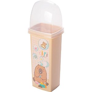 Porta escova de dentes capivara dental case 290ml - plasutil (unidade)