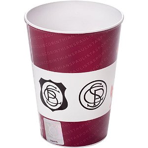 Copo decorado corinthians 320ml - plasutil (unidade)