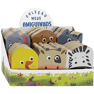 Livro infantil ilustrado recortado amiguinhos 8x11 10pg - todolivro (dp.c/18)