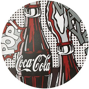 Jogo americano coca-cola pop redondo 37,5cm - western (pct.c/06)