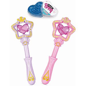 Maquiagem e beleza infantil make brinq varinha c/gloss - polibrinq (unidade)