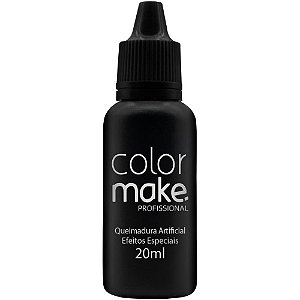 Pintura facial queimadura artificial 20ml. - colormake (dp.c/12)