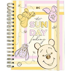 Caderno 01x1 capa dura pooh smart c/elastico 80fls - dac (unidade)