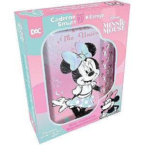 Caderno 01x1 cp.dura colegial minnie smart 80f. +1 estojo - dac (unidade)