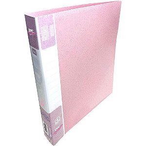 Fichario de pp rosa breeze a4 c/4argolas - dac (pct.c/03)