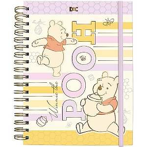 Caderno 01x1 cp.dura colegial pooh smart c/elastico 80f - dac (unidade)