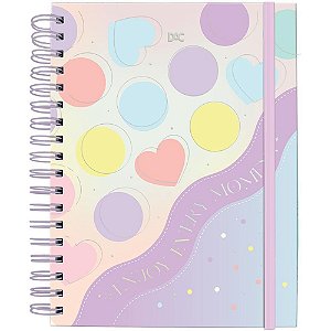 Caderno 01x1 capa dura enjoy smart univ.c/elast.80fls - dac (unidade)