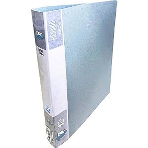 Fichario de pp azul breeze a4 c/4 argolas - dac (pct.c/03)