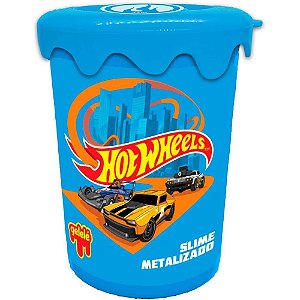 Slime hot wheels gelele pote 180g (s - doce brinquedo (dp.c/24)