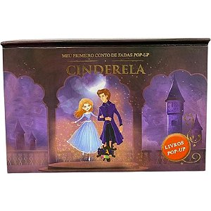 Livro infantil ilustrado pop-up cinderela 10pg - pae editora (unidade)