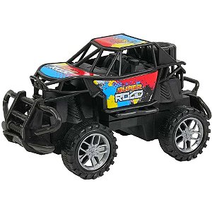 Carrinho controle remoto super road cross 2func/pilha - polibrinq (unidade)