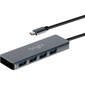 Hub usb tipo c 3.0 4 portas - bright (unidade)