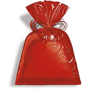 Saco metalizado 25x37cm vermelho - cromus (pct.c/50)