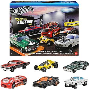 Hot wheels colecionavel legends multipack c/6 - mattel (unidade)