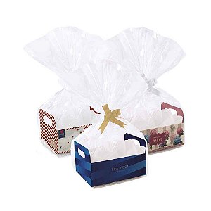 Cesta de papel kit caixote m 22x15x8cm. sorti - cromus (pct.c/10)