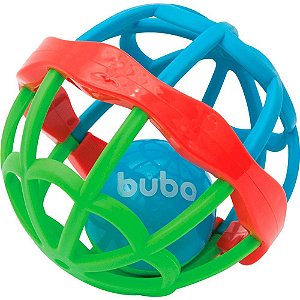 Mordedor e chocalho baby ball cute colors - buba (unidade)