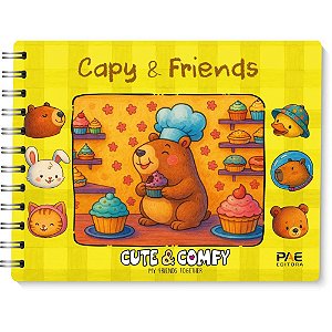 Livro de colorir cute e comfy capy e friends cd - pae editora (unidade)