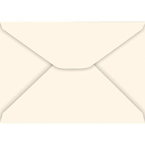 Envelope carta colorido 114x162mm creme 85g - foroni (cx.c/100)
