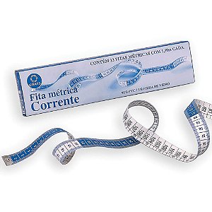 Fita metrica corrente 1,50mts. - coats corrente (cx.c/12)