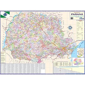 Mapa periodico estado do parana - multimapas (unidade)