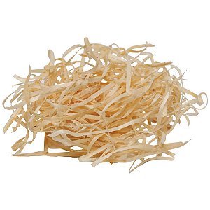Palha para decoracao palha de madeira 50g. - packpel (cx.c/12)